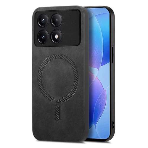 �X�}�z�P�[�X �Ή��@�� for Xiaomi Poco X6 Pro 5G,�Ή��@�� for Redmi K70E 5G ���C�����X�[�d�Ή� ���C�������h�~�J�o�[ Black