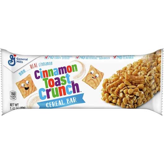 Cinnamon Toast Crunch Cereal Bar, 1.42 Ounce - 96 per case.
