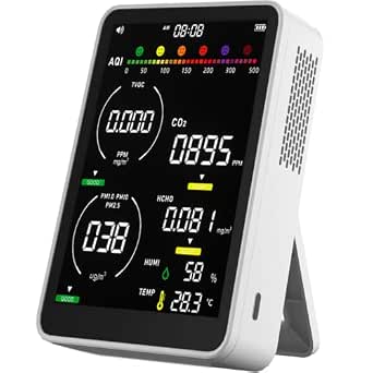 16-in-1 Indoor Air Quality Monitor with HD Color Screen