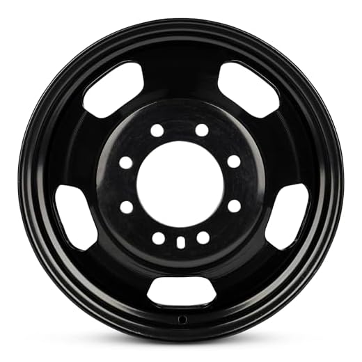 For 03-18 Dodge Ram 3500 17 Inch Black Steel Rim - OE Direct Replacement - Road Ready Car Wheel