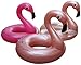 2019 verano nueva rosa de oro del flamenco de natación anillo inflable Juguetes, Anillo de Fuego del pájaro de agua bajo el anillo, Agua flotador de la piscina juguete del partido, Tamaño: 90, Color: