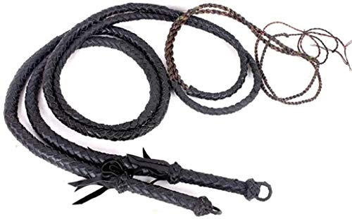 Chicote de chicote de touro feito à mão chicotes de cavalo de couro | chicote de touro longo premium