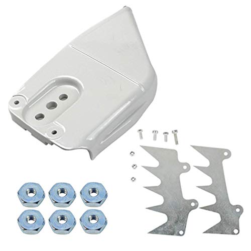 Euros 1125 640 1701 Clutch Side Sprocket Cover + 1122 664 0503 Bumper Spike Set + Sprocket Cover Bar Nut Fit for Stihl 044 046 064 066 MS440 MS460 MS650 MS660 Chainsaws