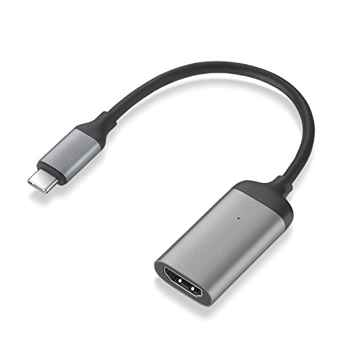 MINIX NEO C-HD High Speed USB-C auf HDMI Adapter für Windows/ MacOS/ ChromeOS, Space Grau