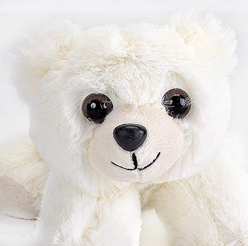 Wild Republic Polar Bear Plush, Stuffed Animal, Plush Toy, Gifts For Kids, Hug’ems 7" #TOP2