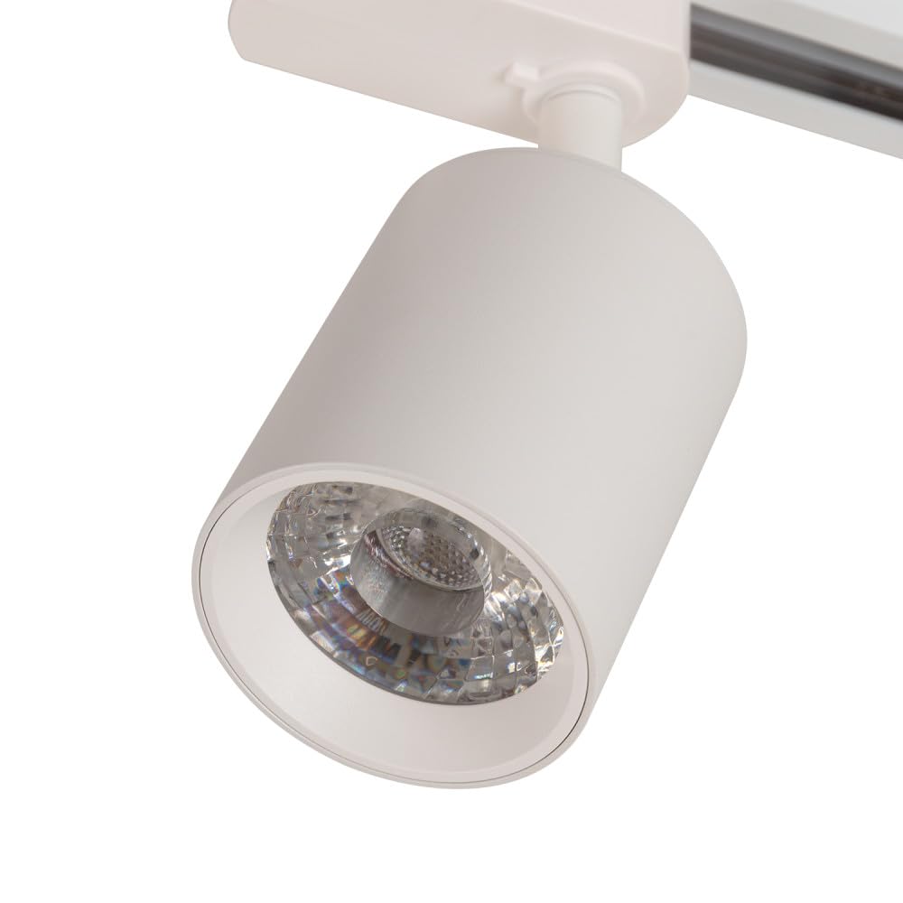 Foco de Carril Monofásico 10W COB Regulable Flicker Free Blanco 2700ºK [1916-TL-10W-M-WW] | Greenice