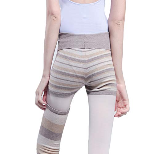 117146019 Narrow Strip Warm Ups Dancing Training Short Pants (M 165, Light Camel)