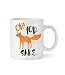 Oh! For Fox Sake Ceramic Coffee Mug - Funny Coffee Mug - Fox & Clover Original