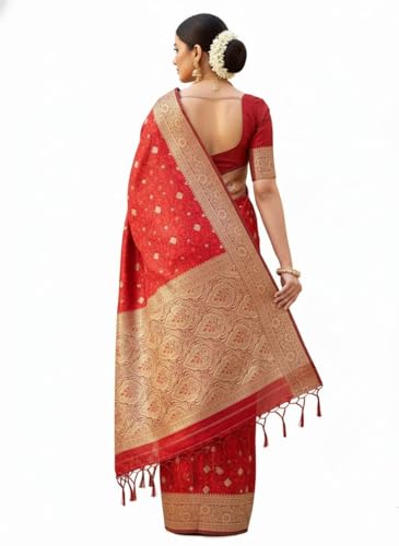 Banarasi Drape gold banarasi silk saree – image 2