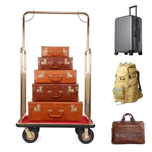 Heavy Duty Stainless Steel Bellman Cart