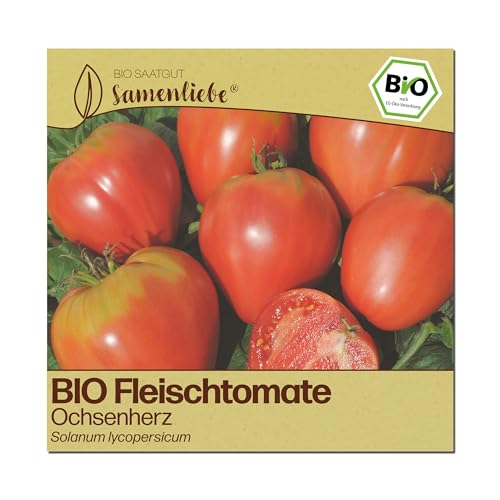 Samenliebe BIO Tomaten Samen | Fleischtomate Ochsenherz - Coeur de Boeuf - samenfestes BIO Saatgut