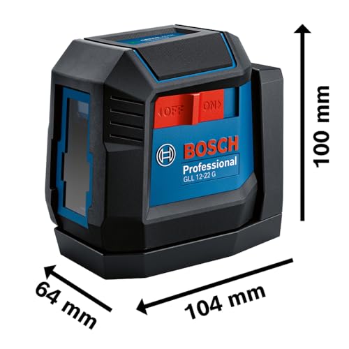 Bosch Nível a Laser verde GLL 12-22 G, 12m suporte giratório