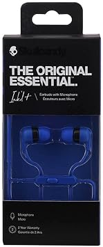 SkullCandy Ink'd+ Cobalt Blue S2IMY-M686 Remote Control and Microphone Compatible In-Ear Earphones