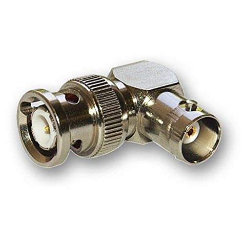 CNE41831 BNC Right Angle Adapter, BNC Male to BNC Female Elbow