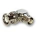 CNE41831 BNC Right Angle Adapter, BNC Male to BNC Female Elbow