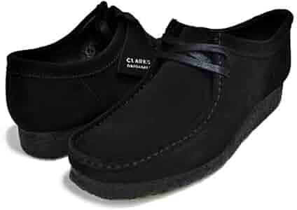 Amazon.co.jp: [クラークス] WALLABEE BLACK SUEDE ワラビー