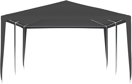 Miniatura 3 de Carpa, tiendas de campaña para fiestas, tienda de campaña con paredes laterales, tienda de campaña profesional para fiestas 13.1'x19.7' antracita