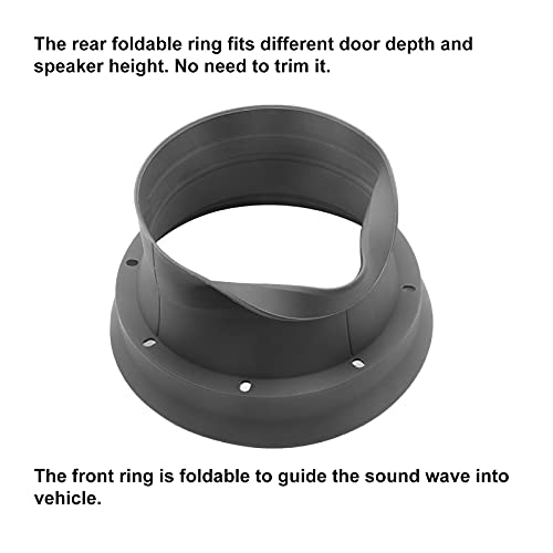 Buying Guide Recoil SPB525 Foldable Silicone 5.25 Car Speaker Baffle