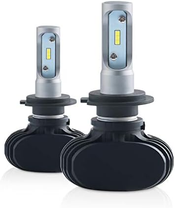 H7 LED bulb, 65W 6500k 12000 Lumen Extremely Bright CSP Chip Conversion Kit Fan Free Cold White Multifunctional Plug and Play Low Fog Lamp