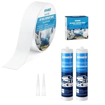 2 PACK Of Lap Sealant White Dicor RV Camper Rubber Roof Repair - Foto 5