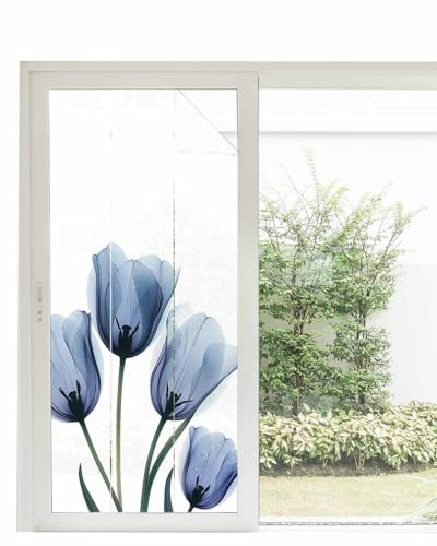Película Decorativa para Ventanas Azul 35.4"x78.7" miniatura 2