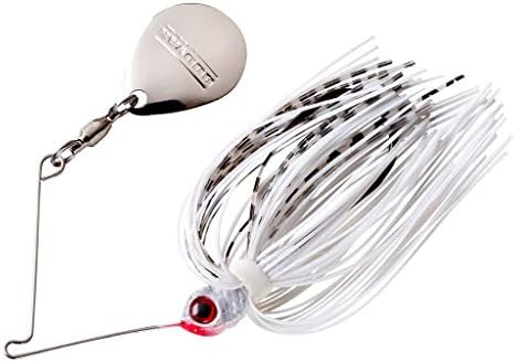 BOOYAH Pond Magic Spinnerbait Bass Fishing Lure Bundle – Pond Magic Spinnerbait with YUM 2" Grub Trailer (2‑Piece Kit)