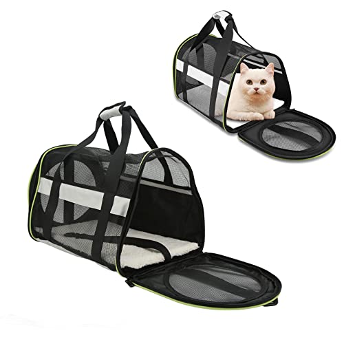 Bolsa de Transporte para Cães, Estrutura de Ferro, Entrada Lateral, Bolsa de Viagem para Animais de