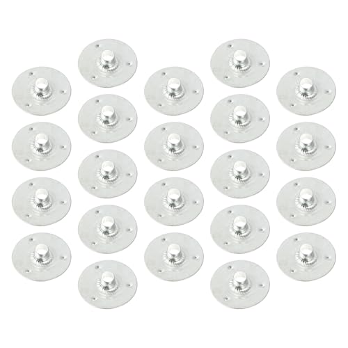 Bases metálicas para pabilos de vela 50 unidades