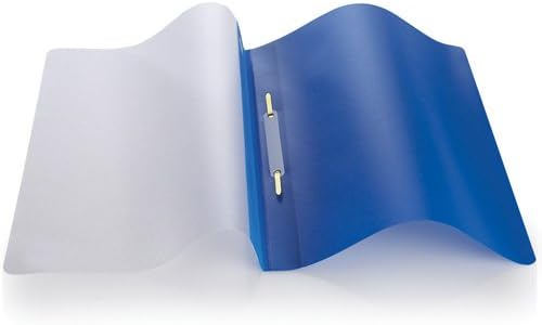 Pack of 25 Clear Front Blue A4 Report Files