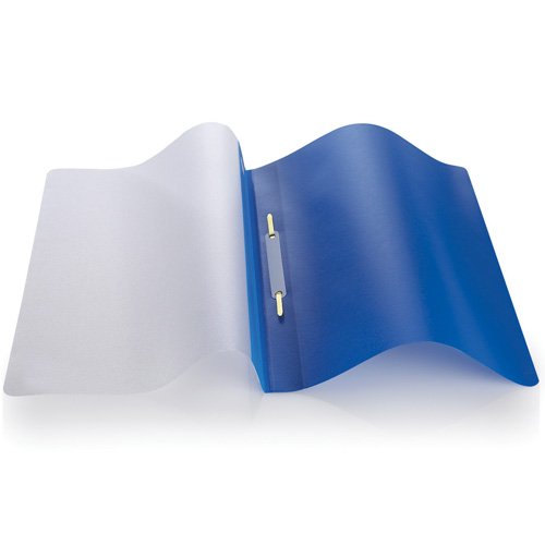 Pack of 25 Clear Front Blue A4 Report Files