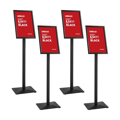 Stable 8.5x11 Floor Sign Holders