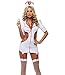 Produktbild 365-Shopping Damen Sexy Negligee Krankenschwester Kostüms Reizwäsche Cosplay Spitze Negligee V-Ausschnitt Babydoll Nachtwäsche Nurse Kostüm