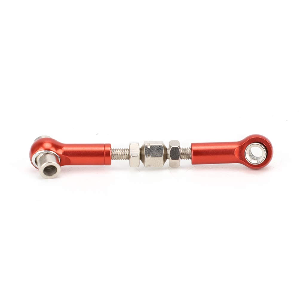 Set di 6 tenditori regolabili per auto RC Car 1/10 Car 47 mm (rosso)