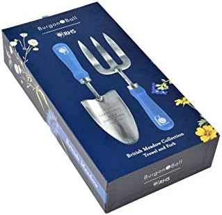 Burgon & Ball British Meadow Trowel and Fork Set, 29 cm Length