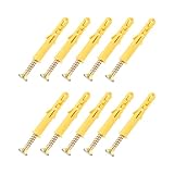 METALLIXITY Screws Plastic Expansion Pipe (6x40mm) 30Pcs, Plasterboard Plugs Self Tapping Screw - for Construction, Industry, Yellow Expansion Tube
