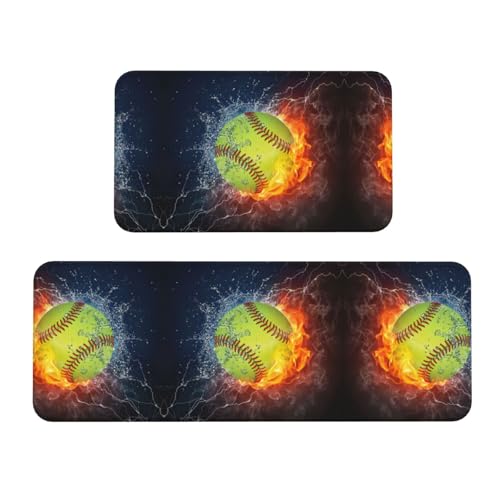 Tapis de cuisine softball absorbants pour sécuriser le sol - 2