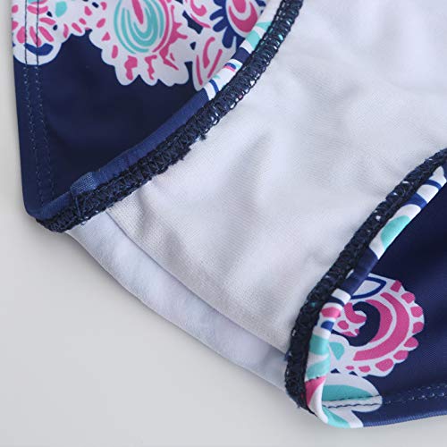 Image of Girls Two Piece Swimsuits Rainbow Bikini Sets Adjustable Strap Bathing Suits