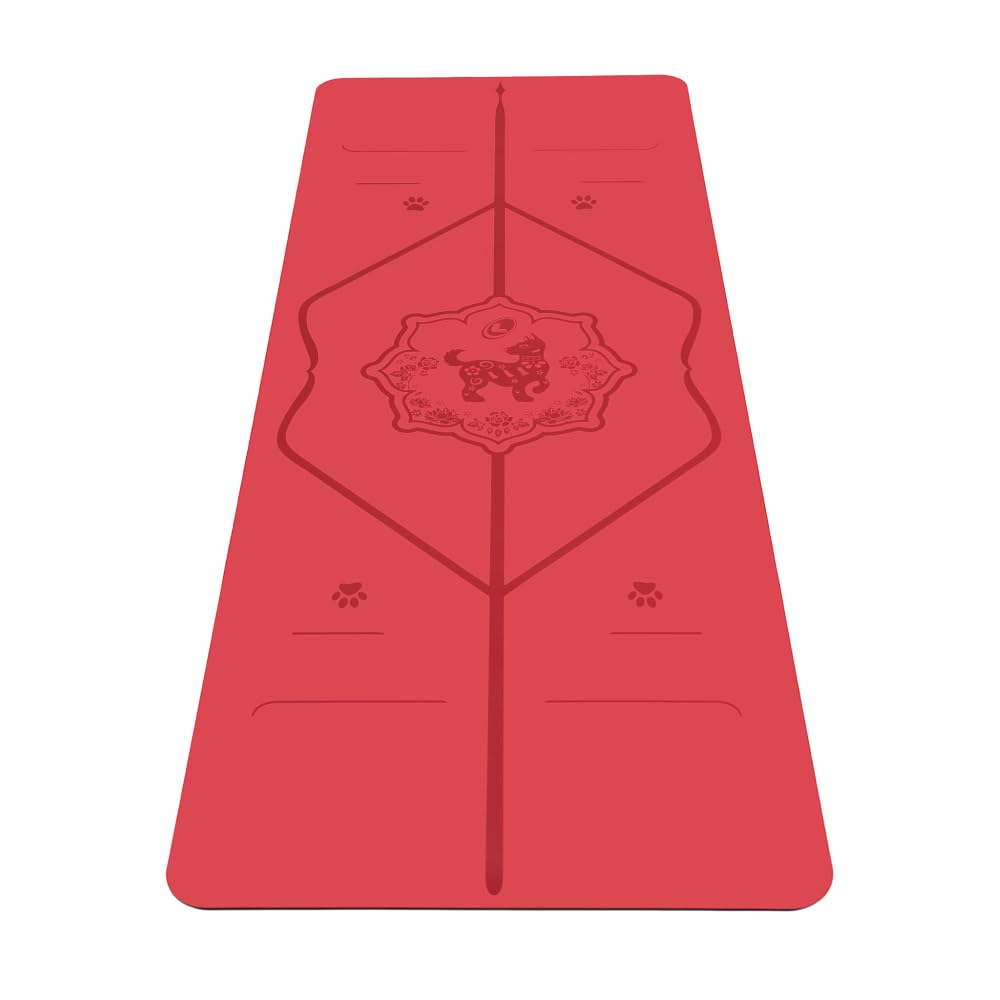 Zodiac New Year Collection - Free Yoga Bag Included - Patented Alignment System, Warrior-like Grip, Non-Slip, Eco-friendly, Sweat-resistant, Long, Wide and Thick for Comfort