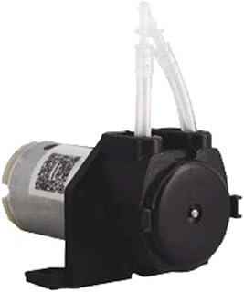 Bombas de potência 12V/24V DC Bomba de dosagem Bomba peristáltica Cabeça de dosagem com conector Acessórios de bomba (Cor: Preto, Tamanho: CABEÇA DE BOMBA 2x4)