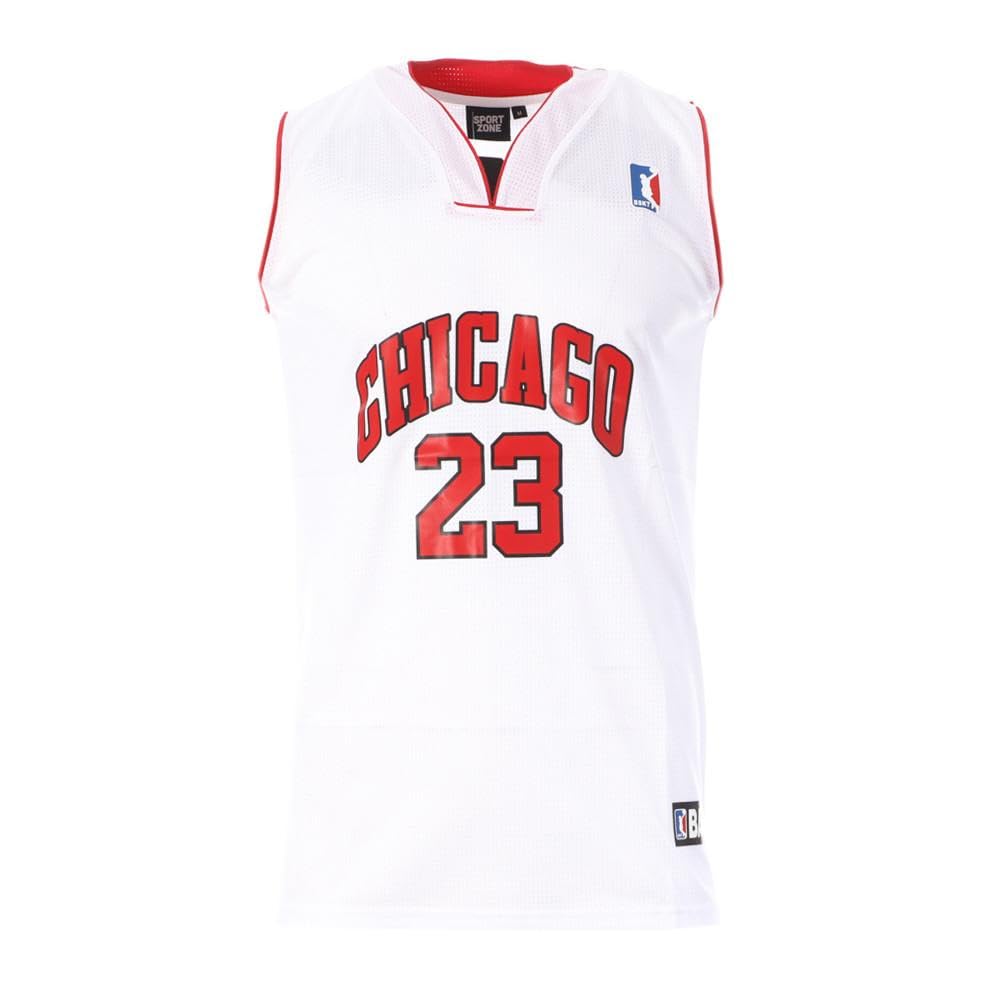 Sport zone Chicago 23 Men's Basketball Jersey White, white, L