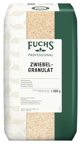 Fuchs Professional - Zwiebelgranulat, küchenfertig | Ideales Gewürz für Salatsaucen, Suppen und...