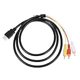 Câble adaptateur audio - transférez des fichiers audio ou vidéo numériques non compressés, n'affectera pas la qualité de la vidéo ou du son, cordon de transfert