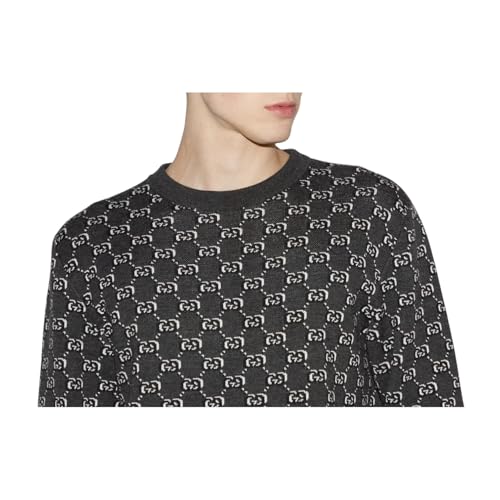 Gucci Wool Jacquard Sweater with GG Shadow4