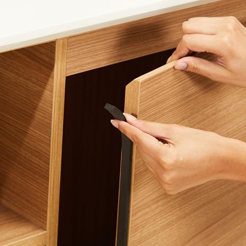 Image of Amazon Basics Single Side High Density Self Adhesive Foam Seal Tape, Weather Stripping Doors and Window Insulation Soundproofing -12MMX5MTR-6MM- Pack of 1