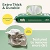 Earth Rated XL Pet Wipes for Dogs & Cats, 3-in-1 Hypoallergenic Cleaning, Deodorizing and Hydrating Extra Large Grooming for Body, Paws and Butt, Unscented, 60 Count #1