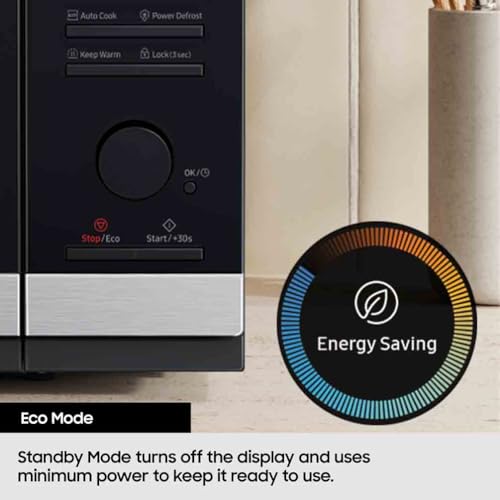 Samsung Solo Microwave, 1000W, Capacity: 32 Litre, Type G, Push Buttons, Stainless Steel, MS32DG4504ATE3 - Image 9