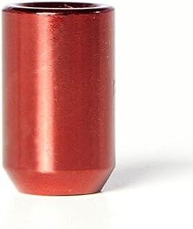 Circuit Performance Tuner Key Acorn Lug Nuts Red 12x1.5 Forged Steel (20pc + Tool)