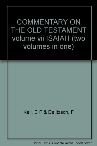 Commentary on the Old Testament, Isaiah Two Vol... B002QX4758 Book Cover