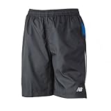 [ニューバランス] 9インチハーフパンツ NBR32124M 0956 ブラック×ビジョンブルー O