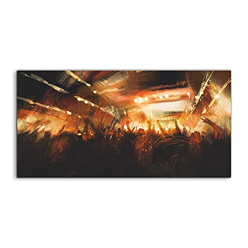 Tableau sur verre trempé concert pour une décoration murale élégante